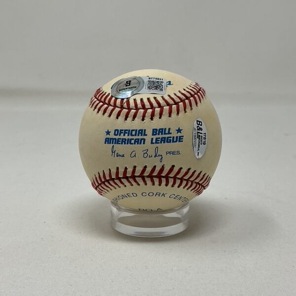 Harmon Killebrew Autographed Minnesota Twins HOF 84 OAL Baseball Beckett - Image 3
