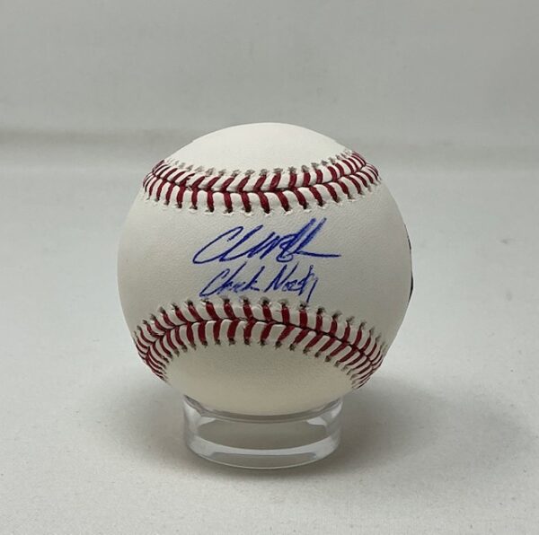 Charlie Blackmon Autographed Colorado Rockies Chuck Nasty ROML Baseball MLB COA