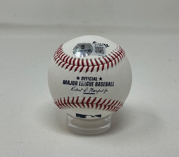 Max Scherzer Autographed Washington Nationals ROML Baseball Beckett - Image 3