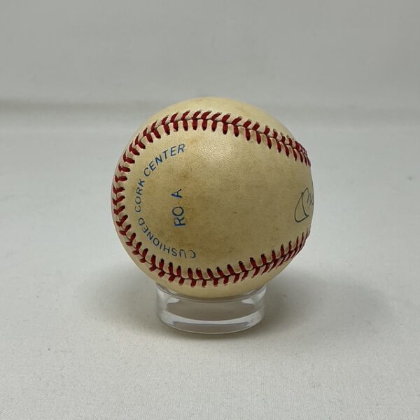 Mickey Mantle Autographed New York Yankees OAL Baseball Beckett - Image 3