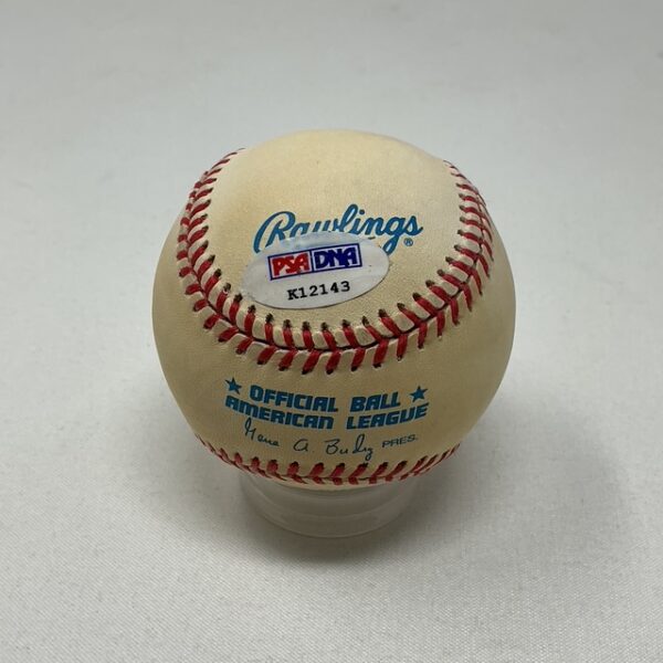 Fred Lynn Autographed Boston Red Sox OAL Baseball PSA/DNA COA - Image 5