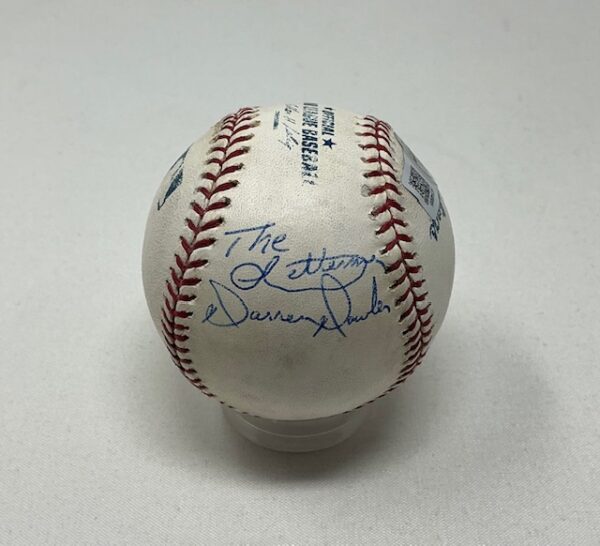 The Letterman Autographed Male Pop Vocal Trio ROML Baseball Beckett - Image 6