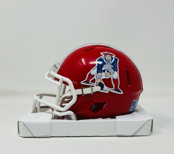 Stefon Diggs Autographed New England Patriots Custom Mini Speed Helmet Beckett BAS - Image 5
