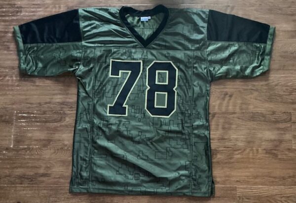 Anthony Munoz Autographed Cincinnati Bengals Salute to Service Pro Style Jersey Beckett BAS - Image 4