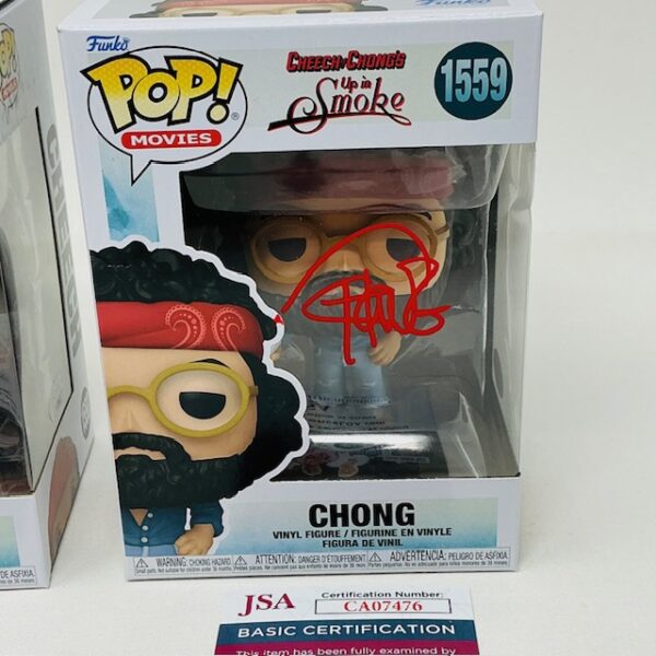 Cheech & Chong Autographed Up In Smoke Funko Pops #1558 & #1559 JSA COA - Image 4