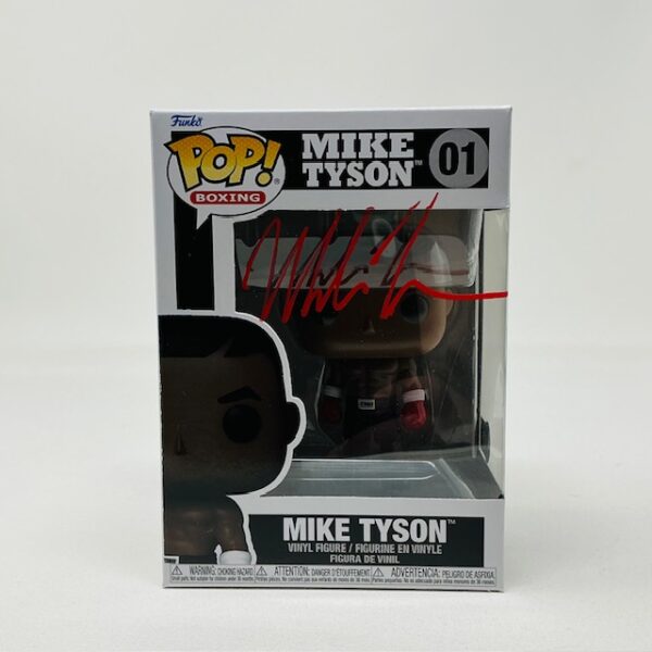 Mike Tyson Autographed Heavyweight Champion Boxer Funk Pop #01 Beckett