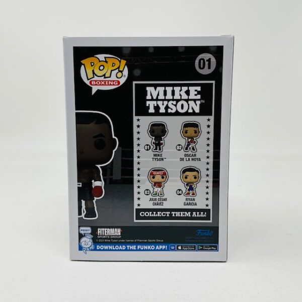 Mike Tyson Autographed Heavyweight Champion Boxer Funk Pop #01 Beckett - Image 5