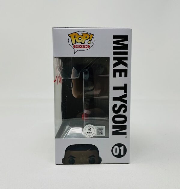 Mike Tyson Autographed Heavyweight Champion Boxer Funk Pop #01 Beckett - Image 6