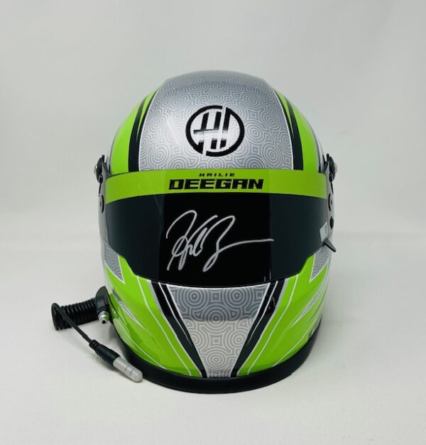 Hailie Deegan Autographed NASCAR Style Built For Speed Full Size Helmet Deegan Authentic
