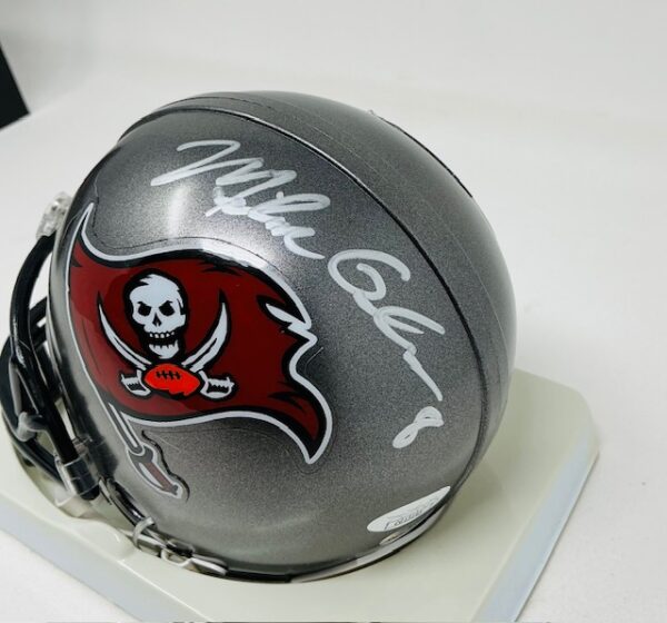Mike Glennon Autographed Tampa Bay Buccaneers Mini Helmet JSA COA - Image 3