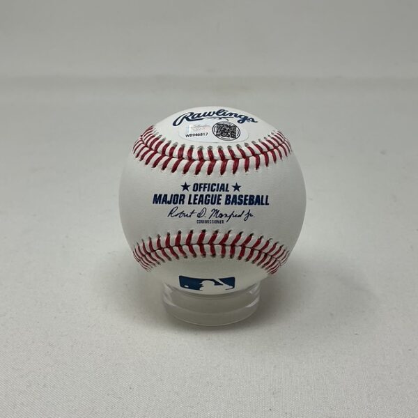 Steve Gelbs Autographed New York Mets & Jets SNY Sportscaster ROML Baseball JSA COA - Image 3