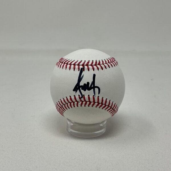 Larry Fitzgerald Autographed NFL Arizona Cardinals ROML Baseball PSA