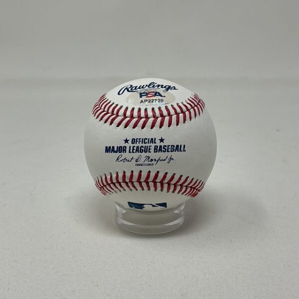 Larry Fitzgerald Autographed NFL Arizona Cardinals ROML Baseball PSA - Image 3