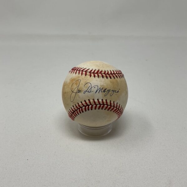 Joe DiMaggio Autographed New York Yankees OAL Baseball JSA LOA