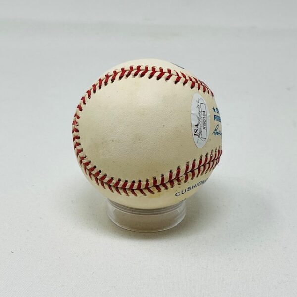 Mickey Mantle Autographed New York Yankees OAL Baseball JSA LOA - Image 6