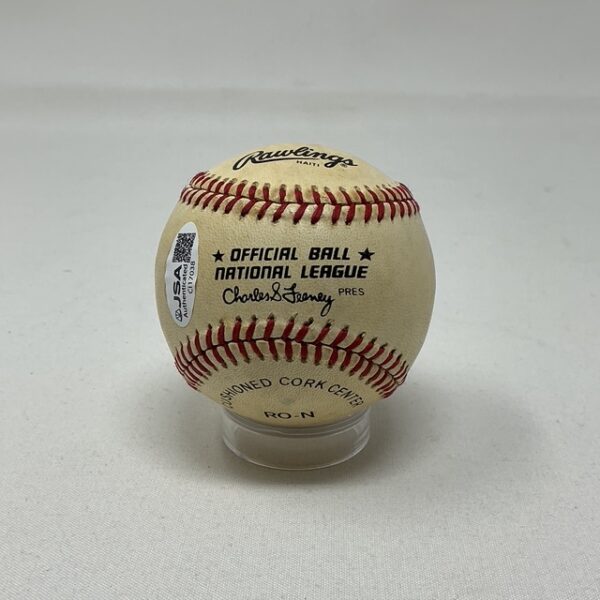 Johnny Bench Autographed Cincinnati Reds ONL Baseball JSA COA - Image 3