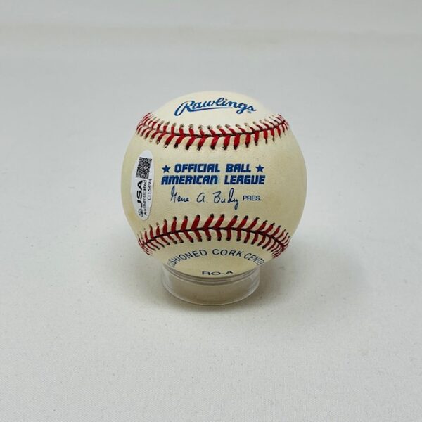 Tony Kubek Autographed New York Yankees ROY 1957 OAL Baseball JSA COA - Image 3
