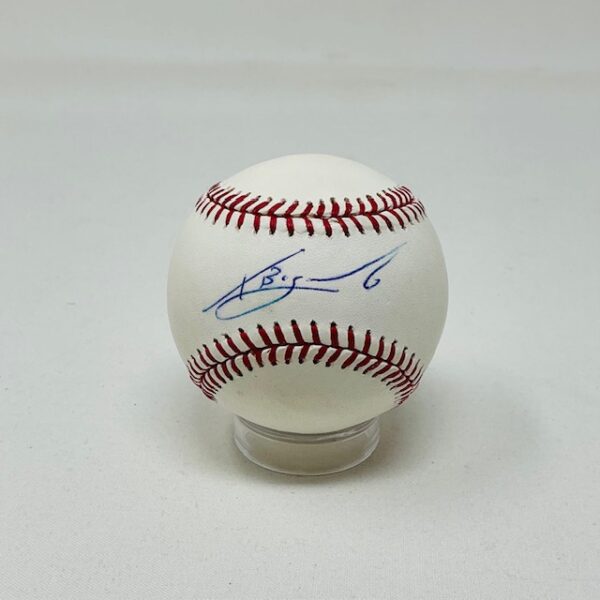 Xander Bogaerts Autographed Boston Red Sox ROML Baseball MLB COA