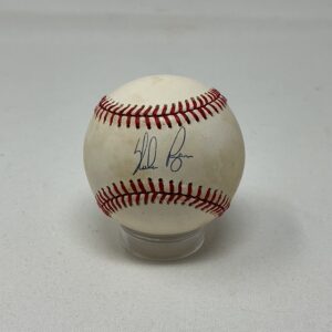 Nolan Ryan Autographed Texas Rangers OAL Baseball JSA