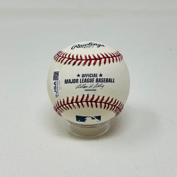 Wade Boggs Autographed Boston Red Sox HOF 05 ROML Baseball JSA COA - Image 3