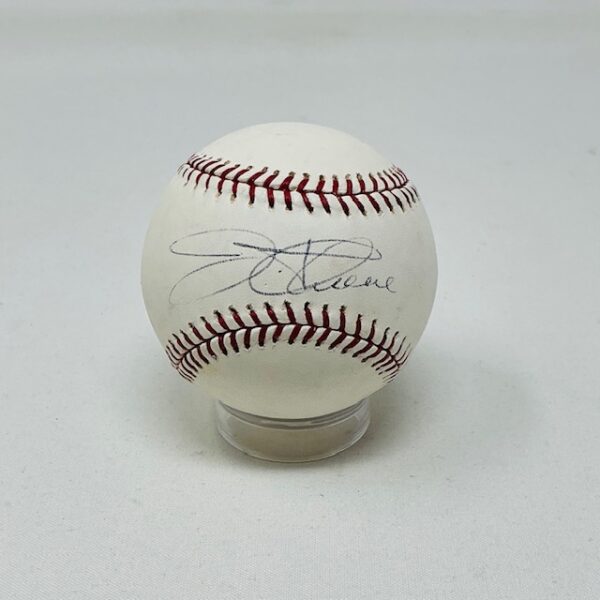 Jim Thome Autographed Cleveland Indians ROML Baseball JSA COA