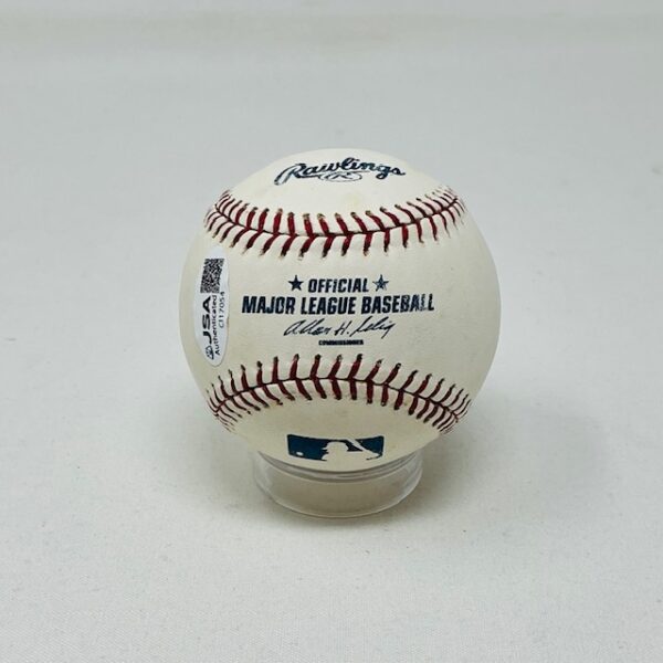 Jim Thome Autographed Cleveland Indians ROML Baseball JSA COA - Image 3