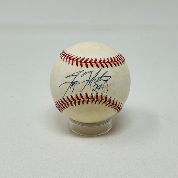 Tino Martinez Autographed New York Yankees OAL Baseball JSA COA