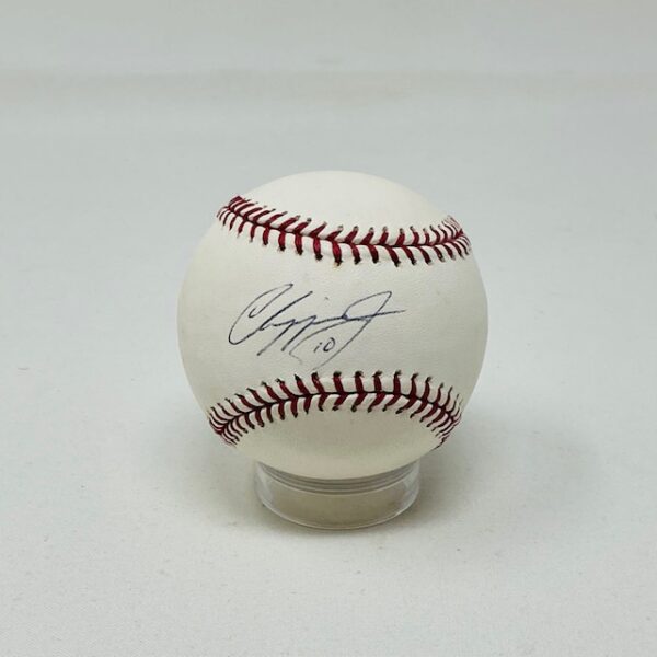 Chipper Jones Autographed Atlanta Braves ROML Baseball JSA COA