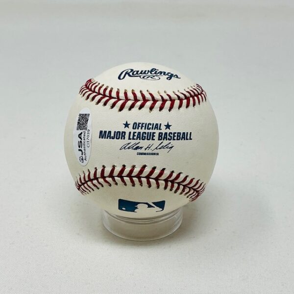Chipper Jones Autographed Atlanta Braves ROML Baseball JSA COA - Image 3