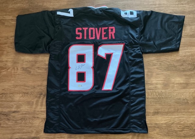 Cade Stover Autographed Houston Texans Pro Style Jersey Beckett BAS