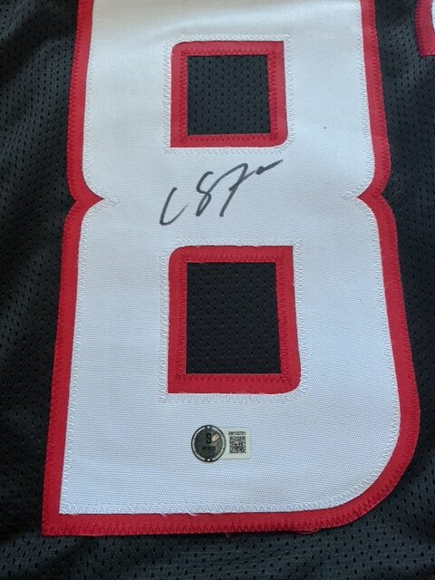 Cade Stover Autographed Houston Texans Pro Style Jersey Beckett BAS - Image 3