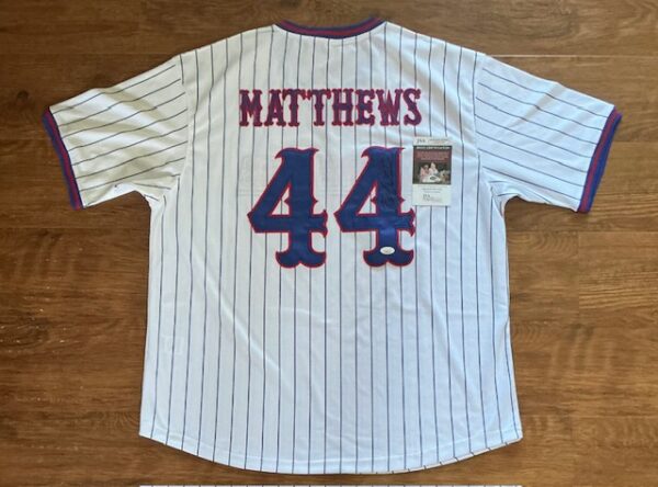 Rob Schneider Autographed The Benchwarmers Gus Bus Movie Style Jersey JSA COA