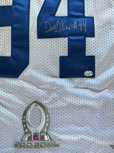 DeMarcus Ware Autographed Dallas Cowboys Authentic NWT Reebok On Field Pro Bowl Jersey CSA - Image 3