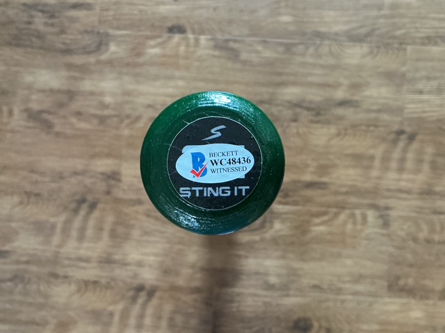 Rare Kyler Murray Autographed NFL QB Oakland Athletics 2018 MLB Draft Stinger Bat Beckett - Image 8