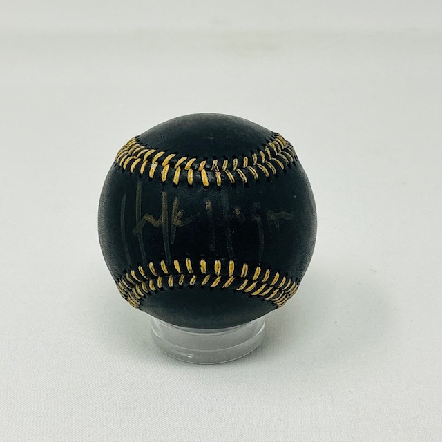 Hulk Hogan Autographed WWF WCW Wrestling Champion Black ROML Baseball Tristar