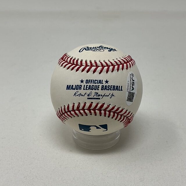 Tommy "Wildfire" Rich Autographed Heavyweight Champion Wrestler ROML Baseball JSA COA - Image 3