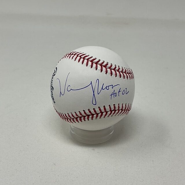 Warren Moon Autographed NFL Houston Oilers HOF 02 ROML Baseball JSA COA