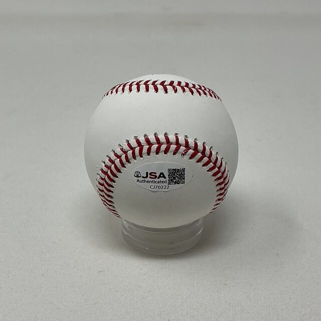 Waldo Cortes-Acosta Autographed Heavyweight UFC MMA Fighter ROML Baseball JSA COA - Image 4