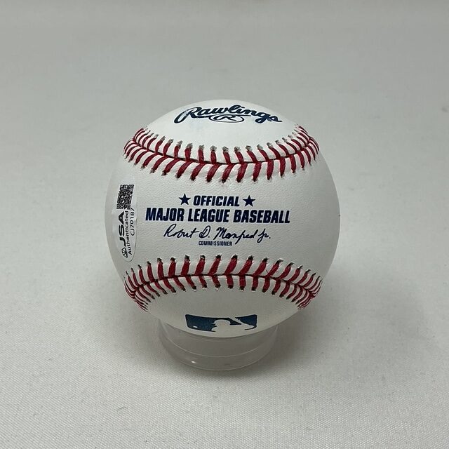 Kevin Owens Autographed WWE Smackdown Wrestler ROML Baseball JSA COA - Image 3