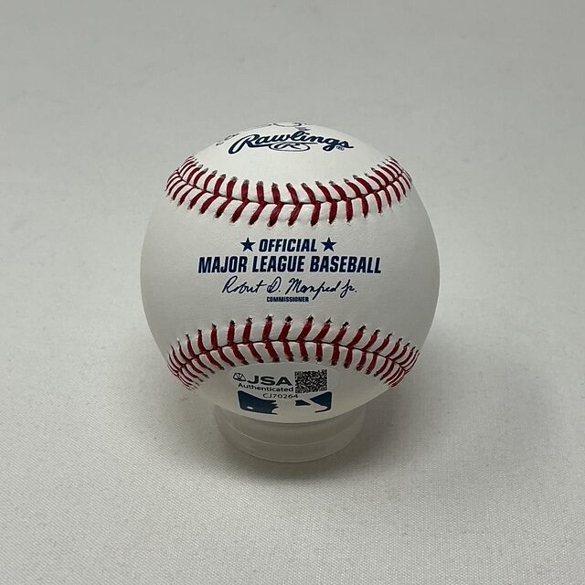 Doug Gilbert Autographed Professional Wrestler ROML Baseball JSA COA - Image 3