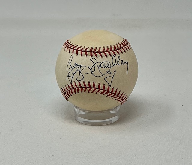 Roy Smalley Jr. & Roy Smalley III Autographed Twins Phillies ONL Baseball JSA COA