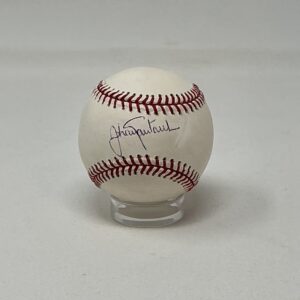 Johan Santana Autographed Minnesota Twins New York Mets ROML Baseball JSA COA