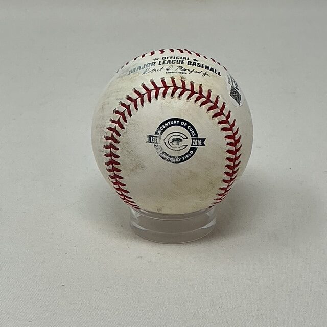 Kris Bryant Autographed Chicago Cubs 100th Anniversary ROML Baseball JSA COA - Image 3