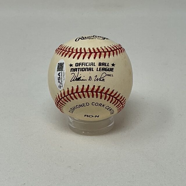 Pete Rose Autographed Cincinnati Reds 4256 Hits ONL Baseball JSA COA - Image 4