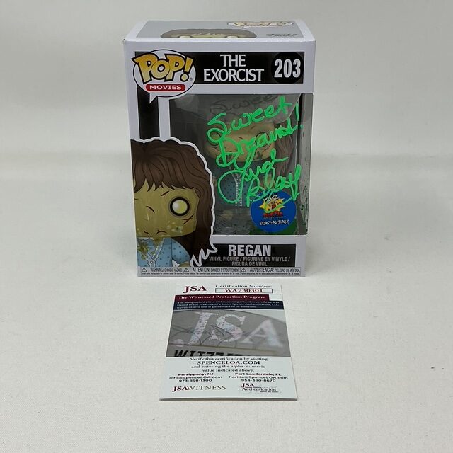 Linda Blair Autographed The Exorcist Regan Sweet Dreams! Funko Pop #203 JSA COA