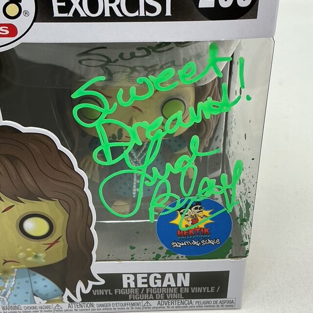 Linda Blair Autographed The Exorcist Regan Sweet Dreams! Funko Pop #203 JSA COA - Image 3