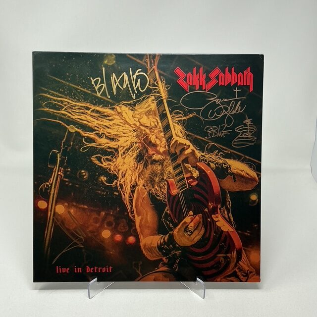 Zakk Sabbath Autographed Full Band Live in Detroit Vinyl Record JSA COA