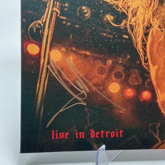 Zakk Sabbath Autographed Full Band Live in Detroit Vinyl Record JSA COA - Image 5