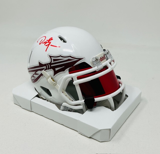 Dexter Jackson Autographed Florida State Seminoles College Mini Helmet W/Visor Beckett BAS - Image 5