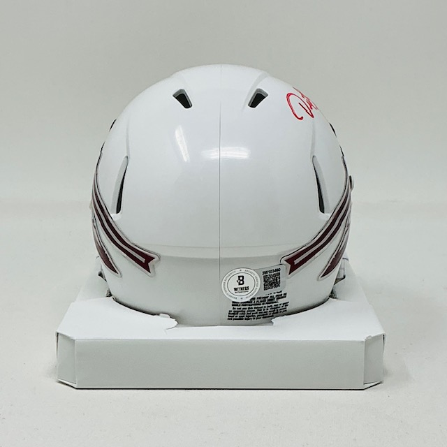 Dexter Jackson Autographed Florida State Seminoles College Mini Helmet W/Visor Beckett BAS - Image 7